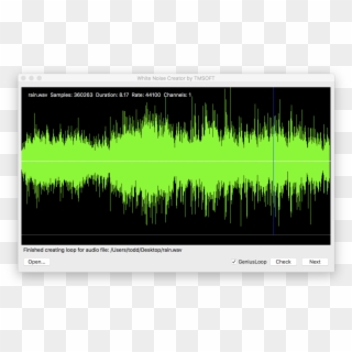 White Noise Creator App - White Noise Audio File, HD Png Download