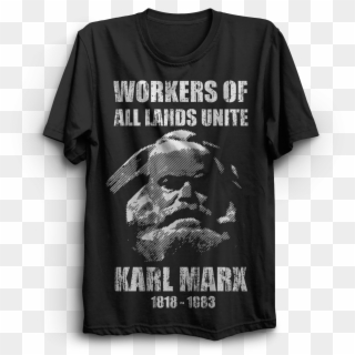 Karl Marx T-shirt - Noam Chomsky T Shirt, HD Png Download
