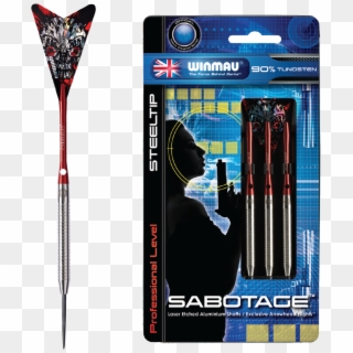 Thumbnail-dart - Winmau Sabotage Darts, HD Png Download