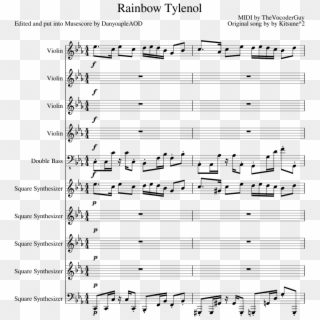 March Madness Piano Sheet Music , Png Download - Sheet Music, Transparent Png