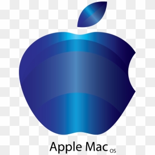 Blue Apple Mac Logo - Graphic Design, HD Png Download