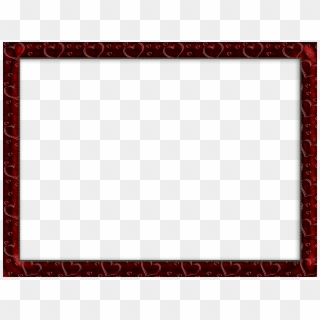 Molduras Png Photoshop - Red And Gold Frame Png, Transparent Png