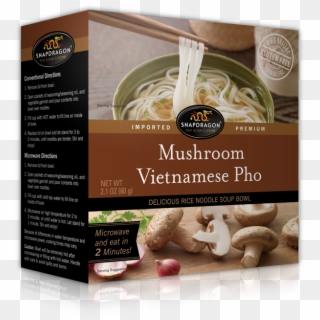 Mushroom Pho Bowl - Snapdragon Vietnamese Pho Bowls, HD Png Download