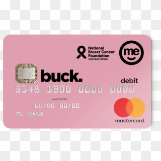 216101 Pink Buck Card Artwork - Me Bank, HD Png Download