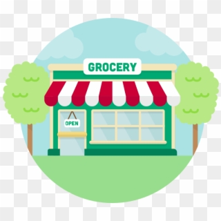 Clip Grocery Store Drawing At Getdrawings - General Store Drawing Easy, HD Png Download