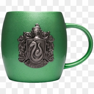 Slytherin Metallic Crest Ceramic Mug - Harry Potter Metallic Mug, HD Png Download