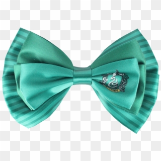 Slytherin Hair Bow - Transparent Green Hair Bow, HD Png Download