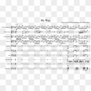 Fetty Wap Sheet Music For Flute, Trumpet, Alto Saxophone, - Sheet Music, HD Png Download