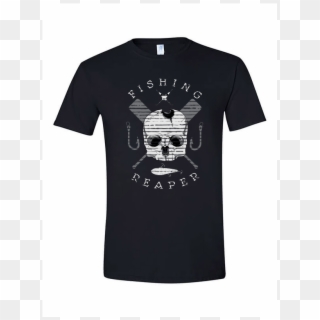 Fishing Reaper - Black T Shirt Red Hot Chili Peppers, HD Png Download