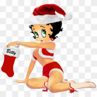 Betty Boop Christmas Stocking Photo - Betty Boop Christmas, HD Png Download