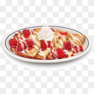 Strawberry Crepes Ihop, HD Png Download