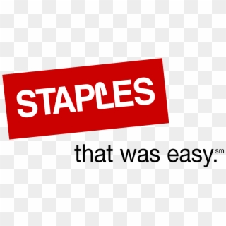 Staples Logo - Staples That Was Easy Logo, HD Png Download