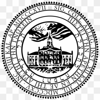 1200 X 1203 9 - Allegheny College Logo Black And White, HD Png Download