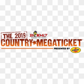 The 2014 Country Megaticket - B104 7, HD Png Download