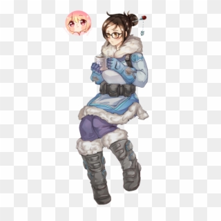 Chibi Overwatch Wallpaper Photo - Mei Overwatch Transparent, HD Png Download