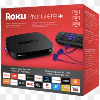 Product Description - - Roku Premiere Plus Remote, HD Png Download