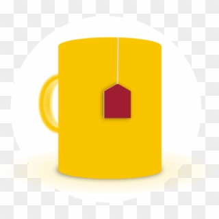 Free Vector Mug Of Tea - Circle, HD Png Download