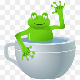 How To Set Use Frog In Tea Cup Svg Vector, HD Png Download