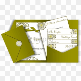 Free Png Download Simple Wedding Invitation Cards Design - Paper, Transparent Png