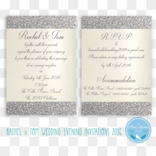 Tom&rach Evening Invites - Handwriting, HD Png Download