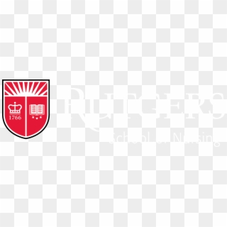 Rutgers Son Logo, White With Red Shield - Rutgers University Logo Png, Transparent Png