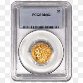 Picture Of $5 Indian Head Gold Coins Ms - Money, HD Png Download