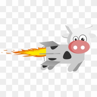 This Free Icons Png Design Of Rocket Cow, Transparent Png