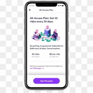 Share This - - Lyft All Access Plan, HD Png Download