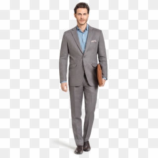 Pin By Saraswathi Rao On Stuff To Buy - Linen Blue Grey Suit, HD Png Download