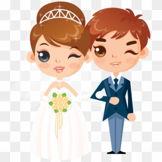 Groom Clipart Engaged Couple - Novios Animados, HD Png Download