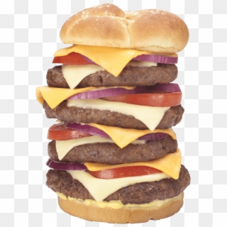 Quadruple Bypass Burger At Heart Attack Grill 9982 - Heart Attack Grill, HD Png Download