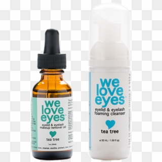 We Love Eyes Tea Tree Eye Makeup Removal Kit - Cleanser, HD Png Download