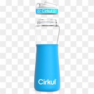 Plastic Bottle & Comfort Grip Lid Chill Sleeve - Water Bottle, HD Png Download
