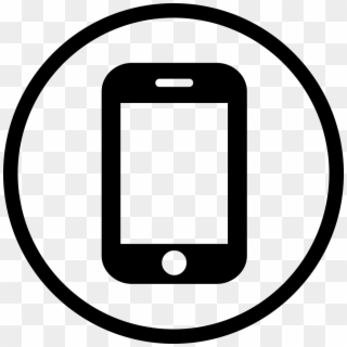 Png File Svg - Phone Icon Black And White, Transparent Png