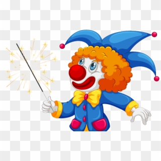 Clown Riding A Unicycle Clipart, HD Png Download