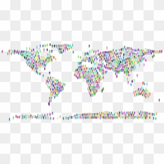 This Free Icons Png Design Of People World Map Prismatic, Transparent Png