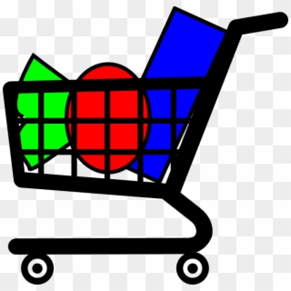 Shopping Cart Clipart Png Transparent Download - Clip Art Free Shopping, Png Download