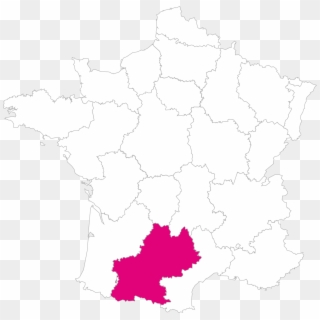 Regions Of France Map In English, HD Png Download