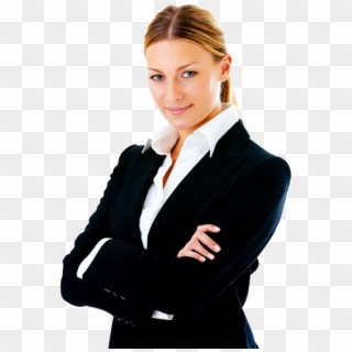 Business Girl Copy 3 - Working Woman In Suit, HD Png Download