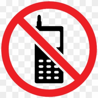 No Cell Phone Clipart Best - No Cellphone Sign Png, Transparent Png