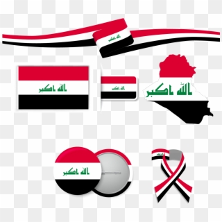 Graphic Free Library Flag Of Iraq Flag Of Iraq Flag - Iraq Flag Png, Transparent Png