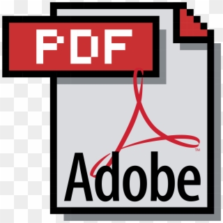 Adobe Pdf Logo Png Transparent - Pdf Logo Vector, Png Download