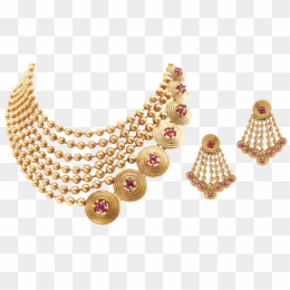 Azva Gold Set - Png Jewellers Gold Necklace, Transparent Png