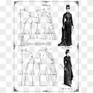 The Cutters' Practical Guide To The Cutting Of Ladies' - Victorian Fashions A Complete Lady's Wardrobe, HD Png Download