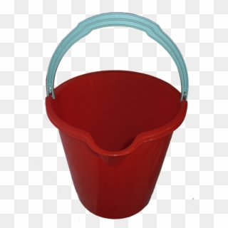 Bucket,vessel,plastic Bucket,plastic,red,water Bucket,spout, - Seau De Sable Fond Transparent, HD Png Download