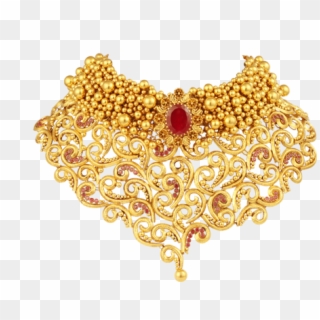 Gold Necklace - Necklace, HD Png Download