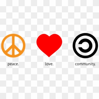 Peace Love Music Symbols, HD Png Download