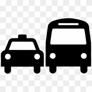 Taxi Clipart Taxi Bus - Transport Icon Png, Transparent Png