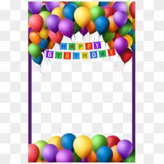 Happy Birthday Frame For Picture - Happy Birthday Frame Png, Transparent Png