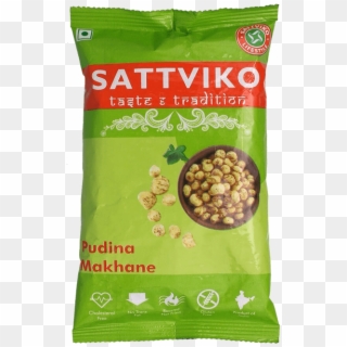 Sattviko Pudina Makhana -satpu - Sattviko, HD Png Download
